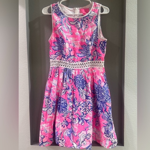 Lilly Pulitzer Pink and Purple Floral Mini Dress - Picture 3 of 6